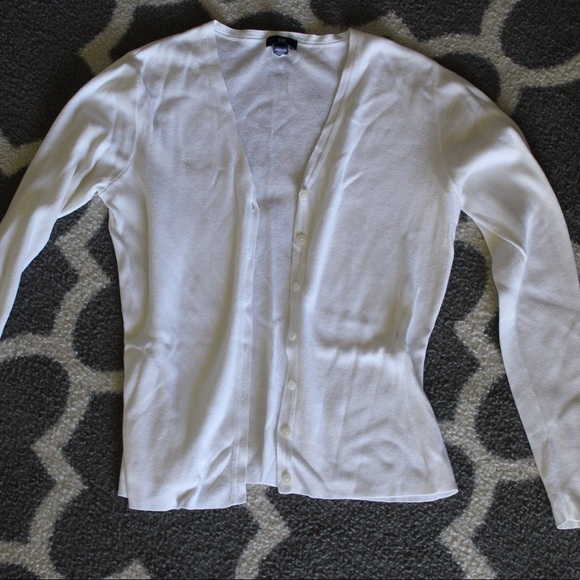 GAP Sweaters - White Gap Cardigan